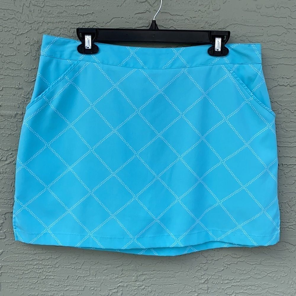 Coral Bay Golf Petite Sz 14 P Skirt Baby Blue
